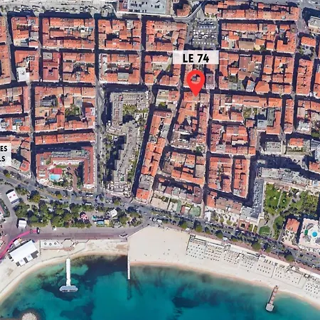 Le 74 Scls - Rue D'antibes, Clim, Wifi 아파트