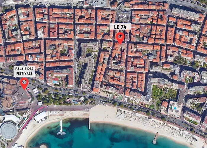 Le 74 Scls - Rue D'antibes, Clim, Wifi Apartman